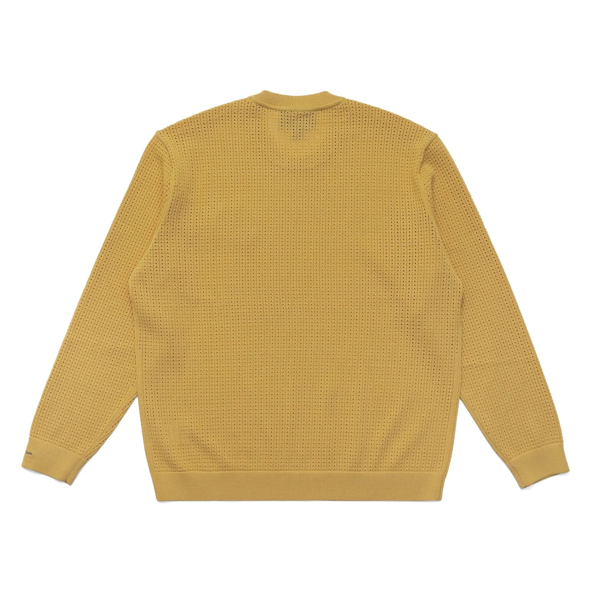 Malbon Golf  |Crew Neck Long Sleeves Plain Logo Sweaters