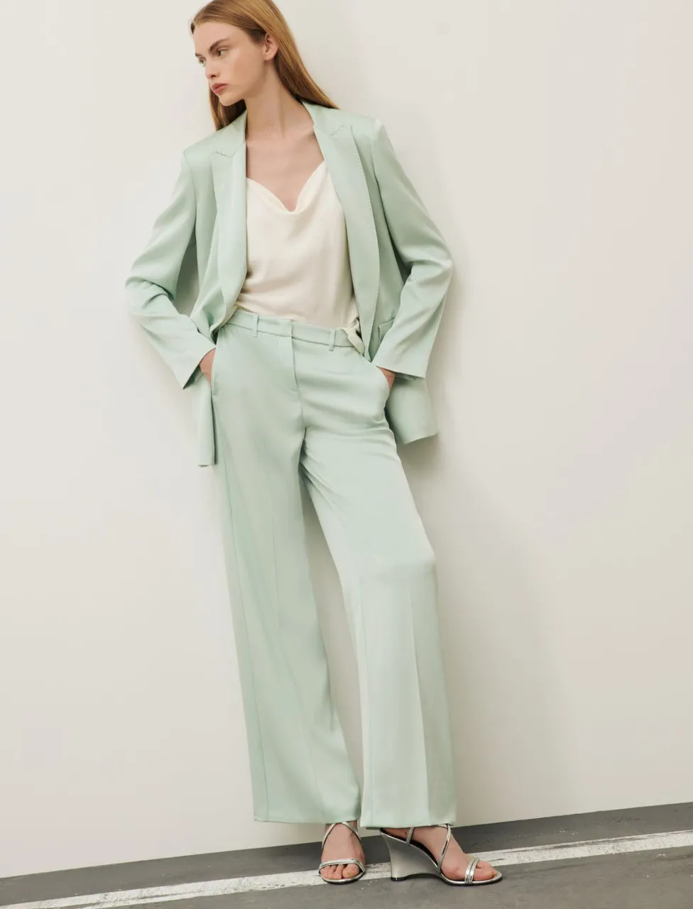 MARELLA Satin trousers -                         -                     -                