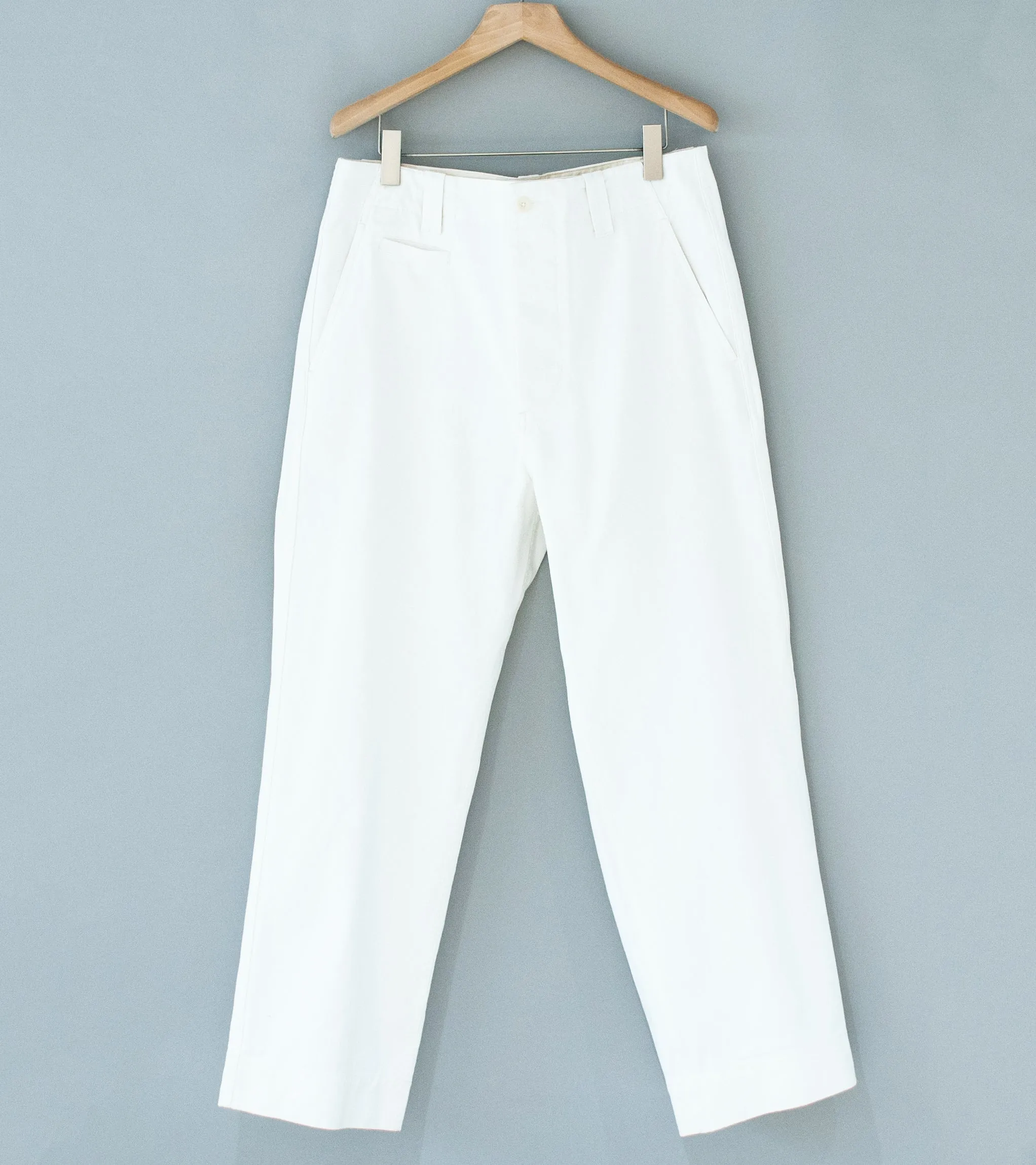 Margaret Howell 'MHL Straight Leg Chino' (Off White Soft Cotton Drill)