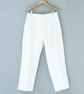 Margaret Howell 'MHL Straight Leg Chino' (Off White Soft Cotton Drill)