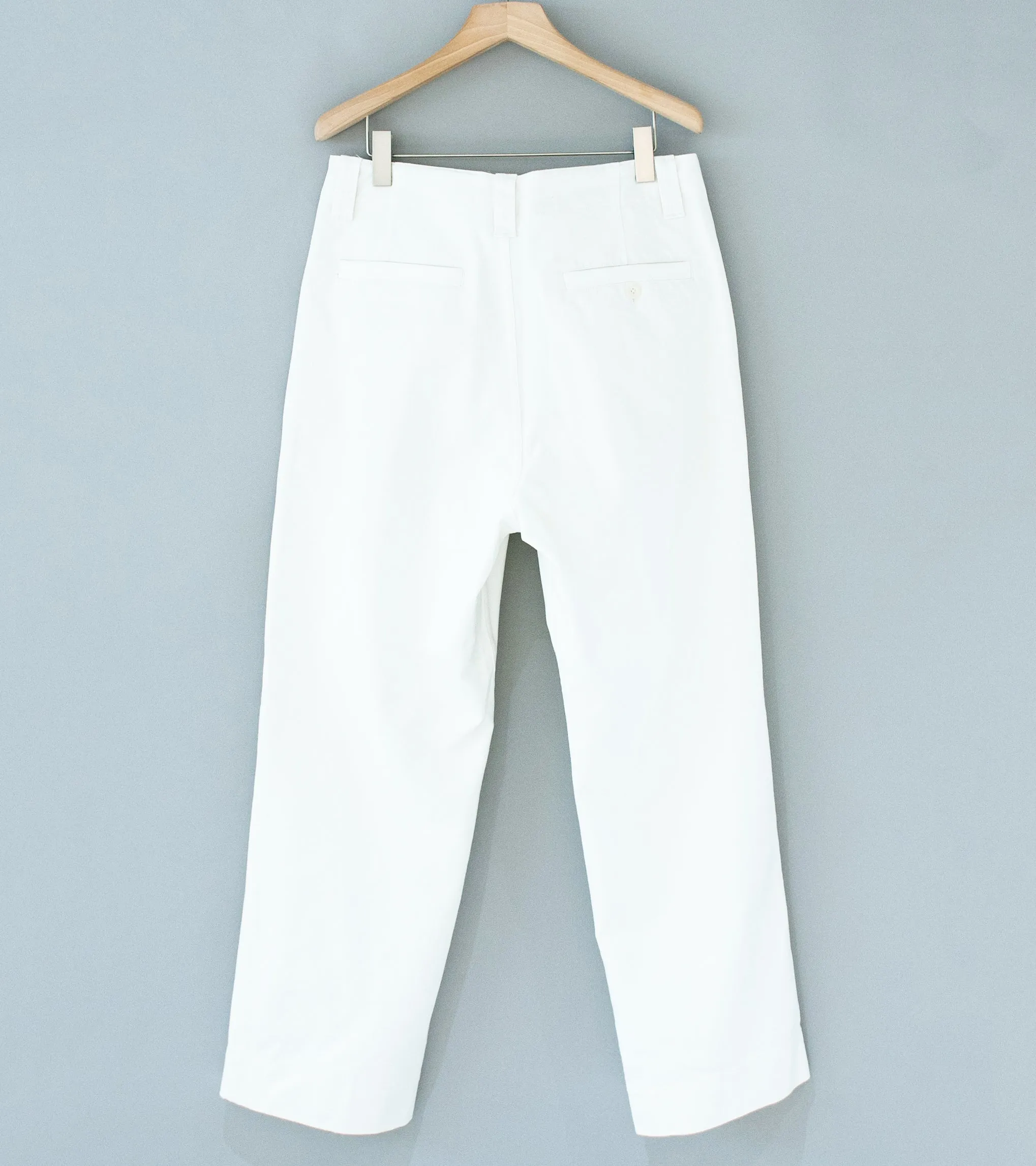 Margaret Howell 'MHL Straight Leg Chino' (Off White Soft Cotton Drill)