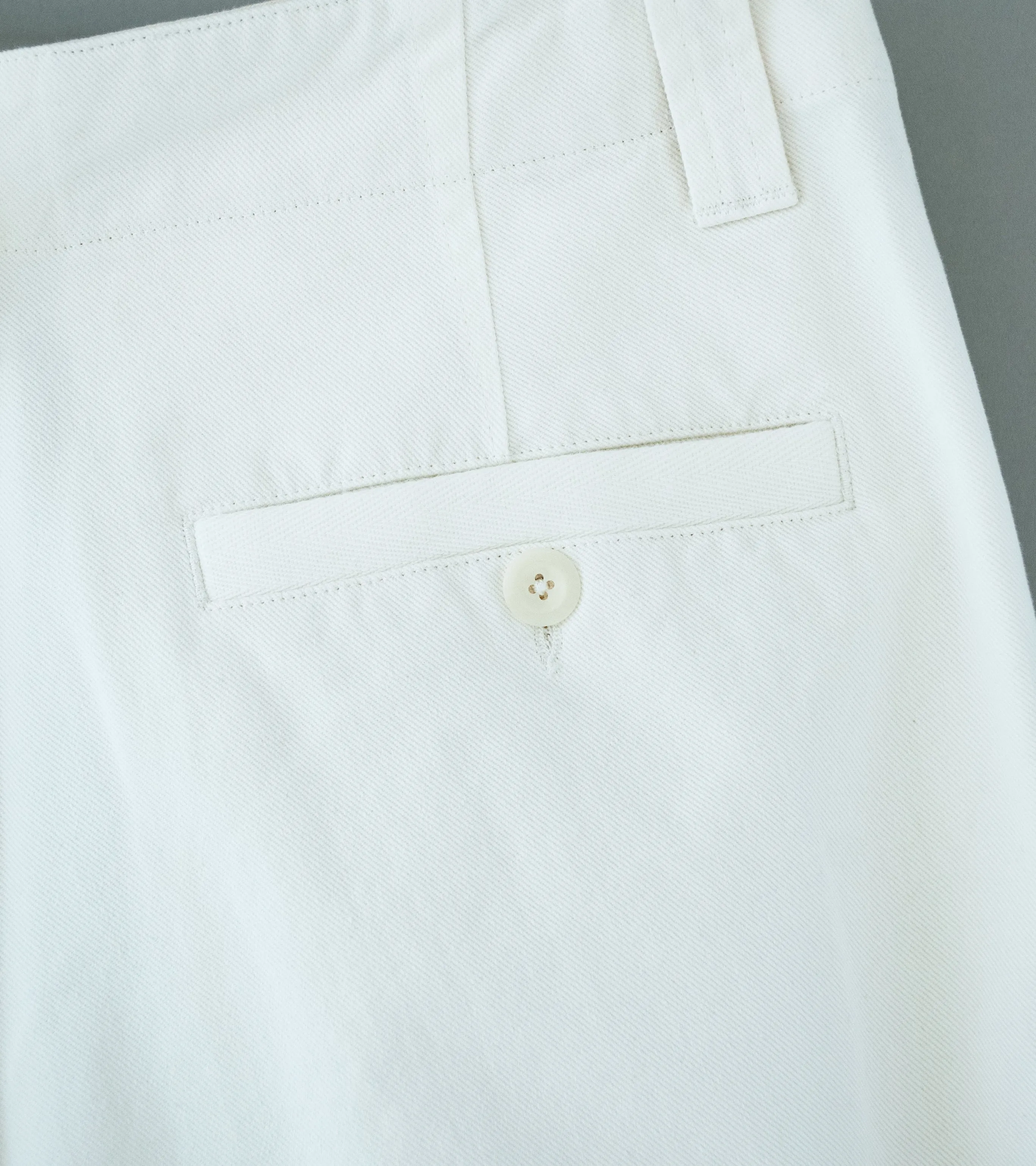 Margaret Howell 'MHL Straight Leg Chino' (Off White Soft Cotton Drill)