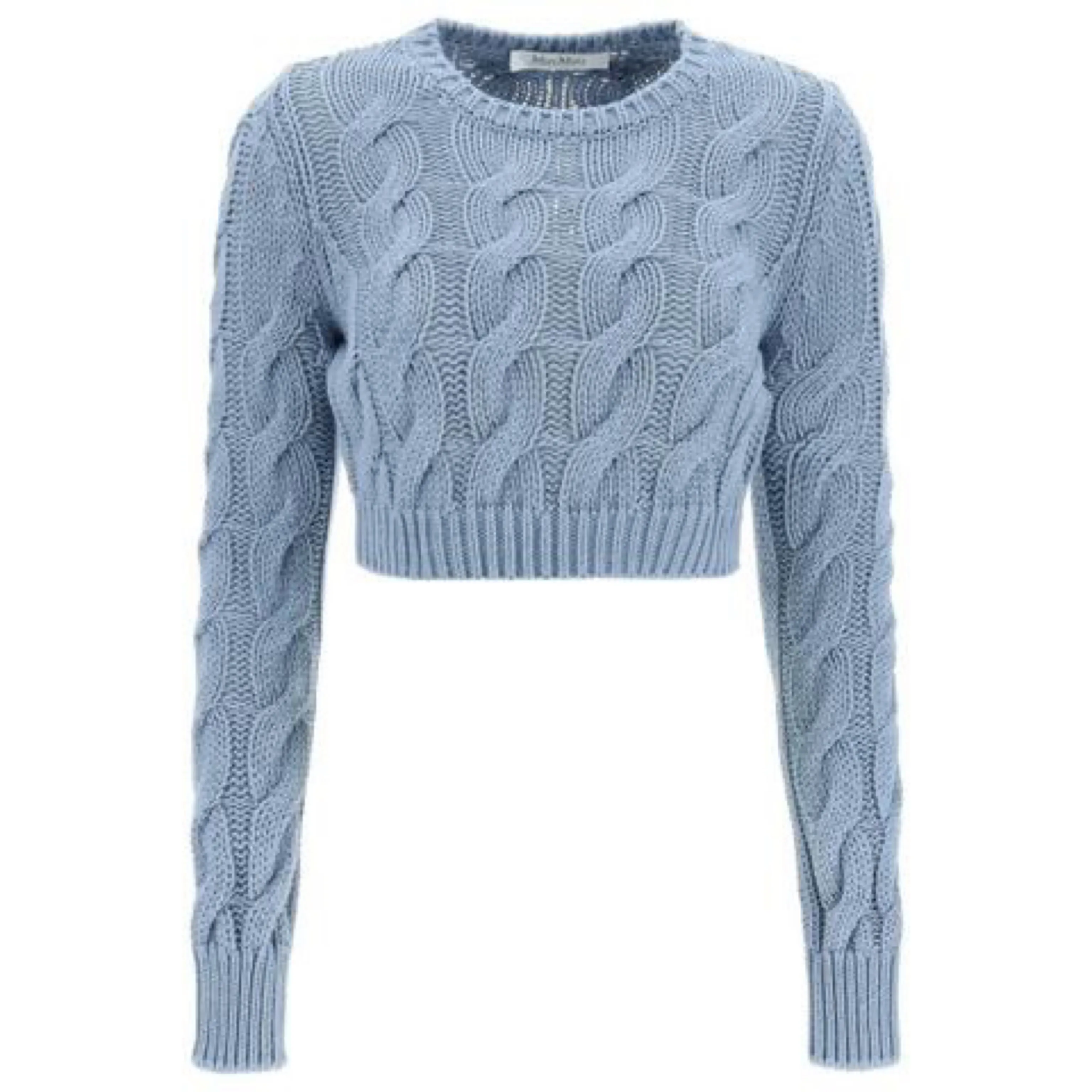 MaxMara  |Casual Style Street Style Long Sleeves Plain Cotton