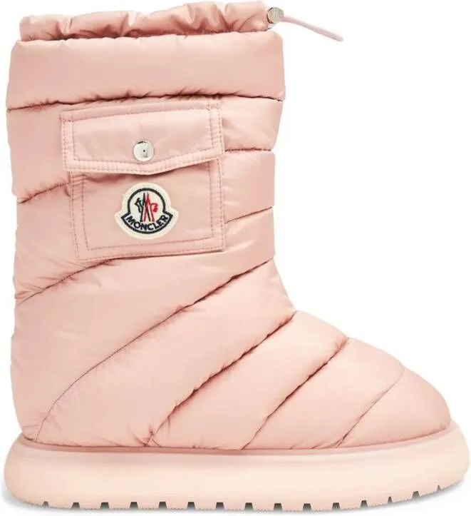 Moncler Gaia Pocket padded snow boots Pink