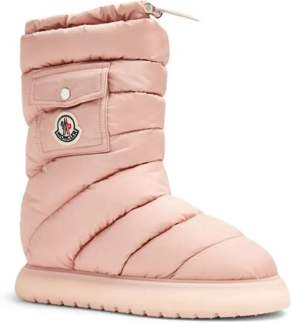 Moncler Gaia Pocket padded snow boots Pink