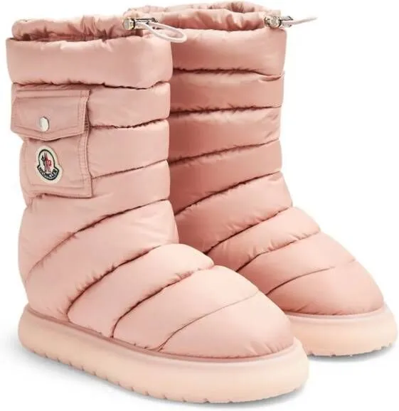 Moncler Gaia Pocket padded snow boots Pink