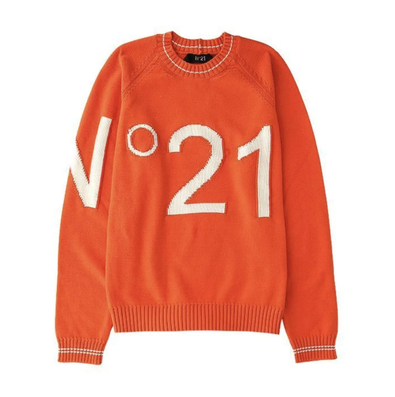 N21 numero ventuno  |Pullovers Unisex Street Style U-Neck Long Sleeves Plain