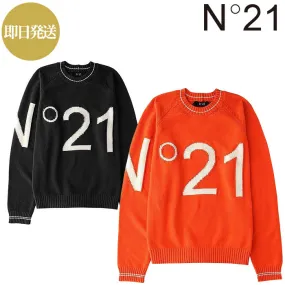 N21 numero ventuno  |Pullovers Unisex Street Style U-Neck Long Sleeves Plain