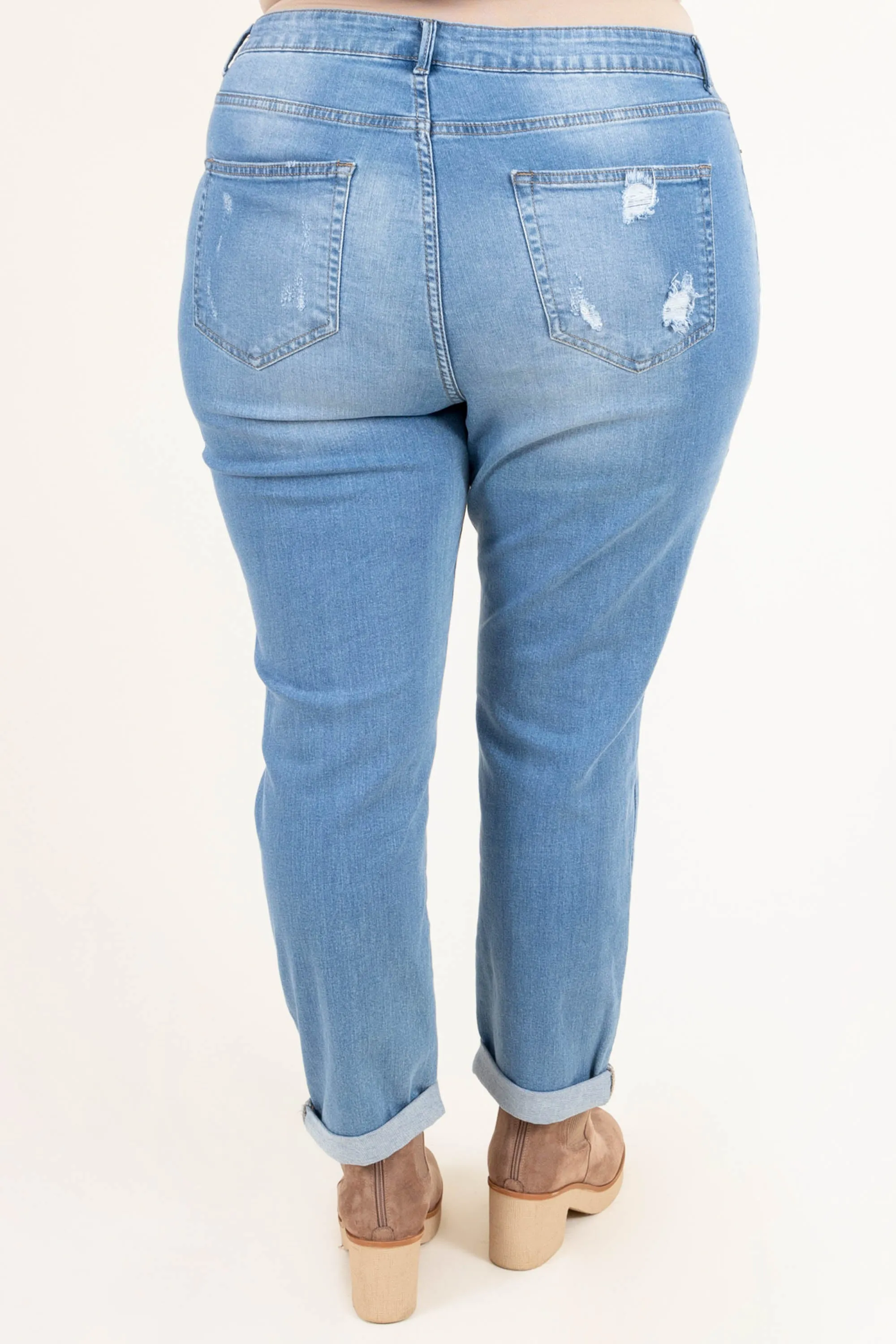 No More Stress Jeans, Light Blue