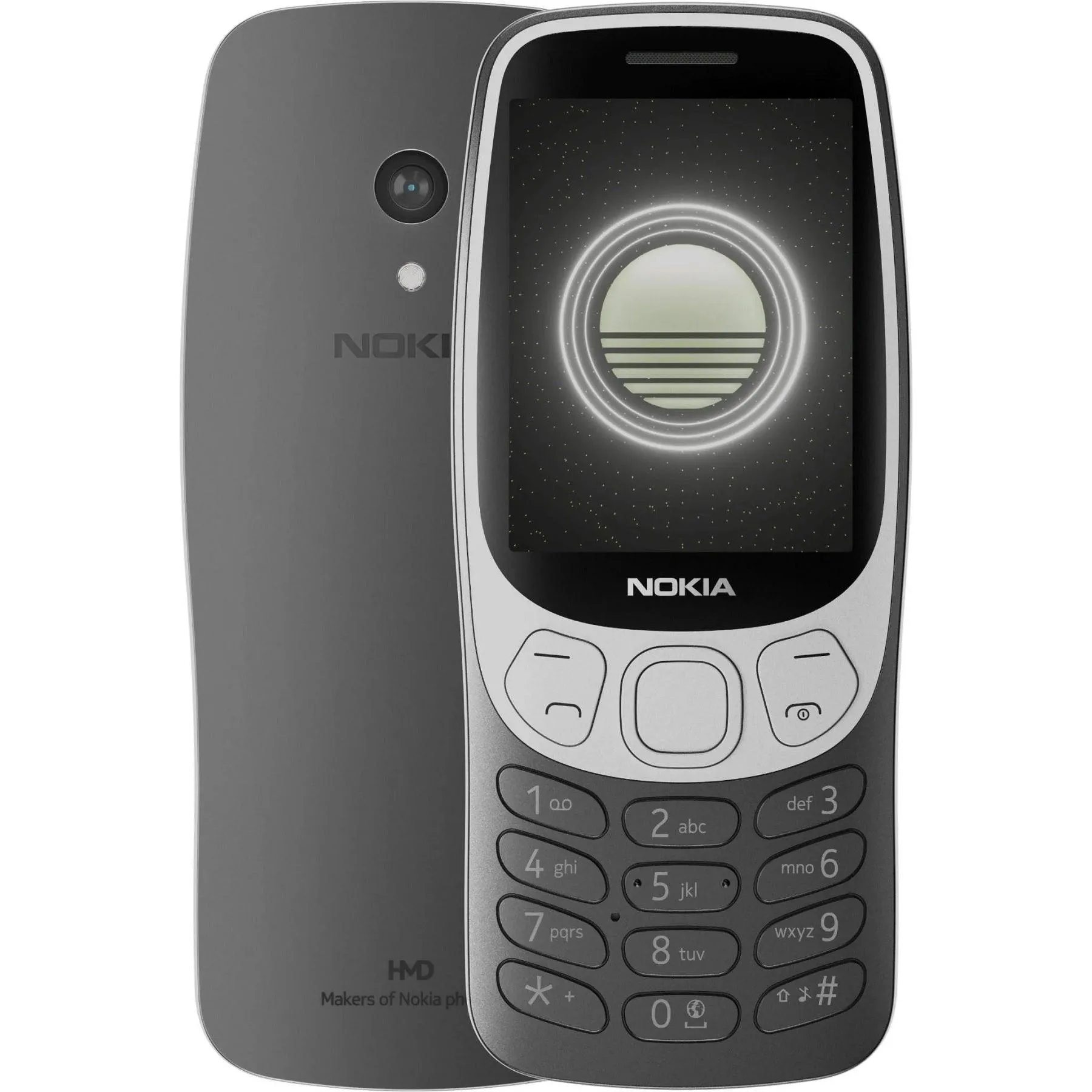 Nokia 3210 Mobile Phone 128MB 2.4” 4G Unlocked Grunge Black