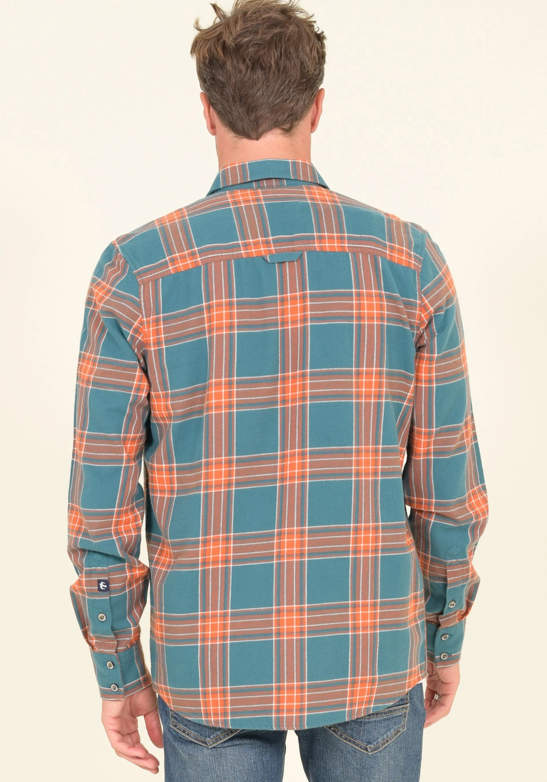 Orange Check Shirt