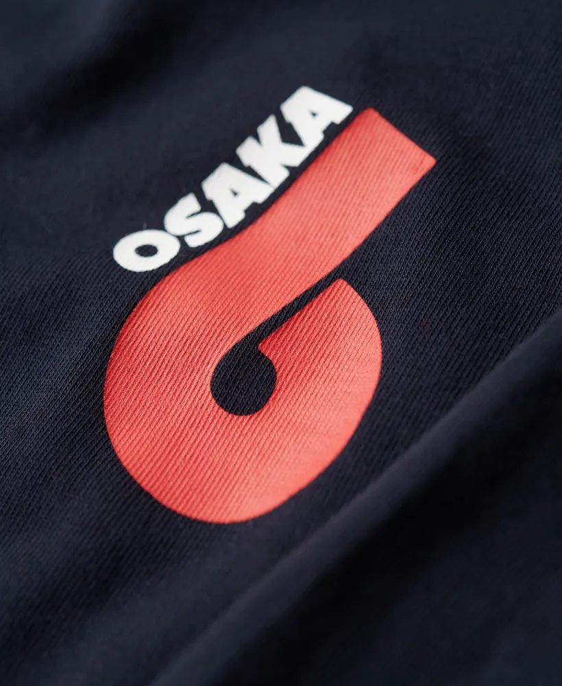 Osaka Graphic Loose T-Shirt | Eclipse Navy