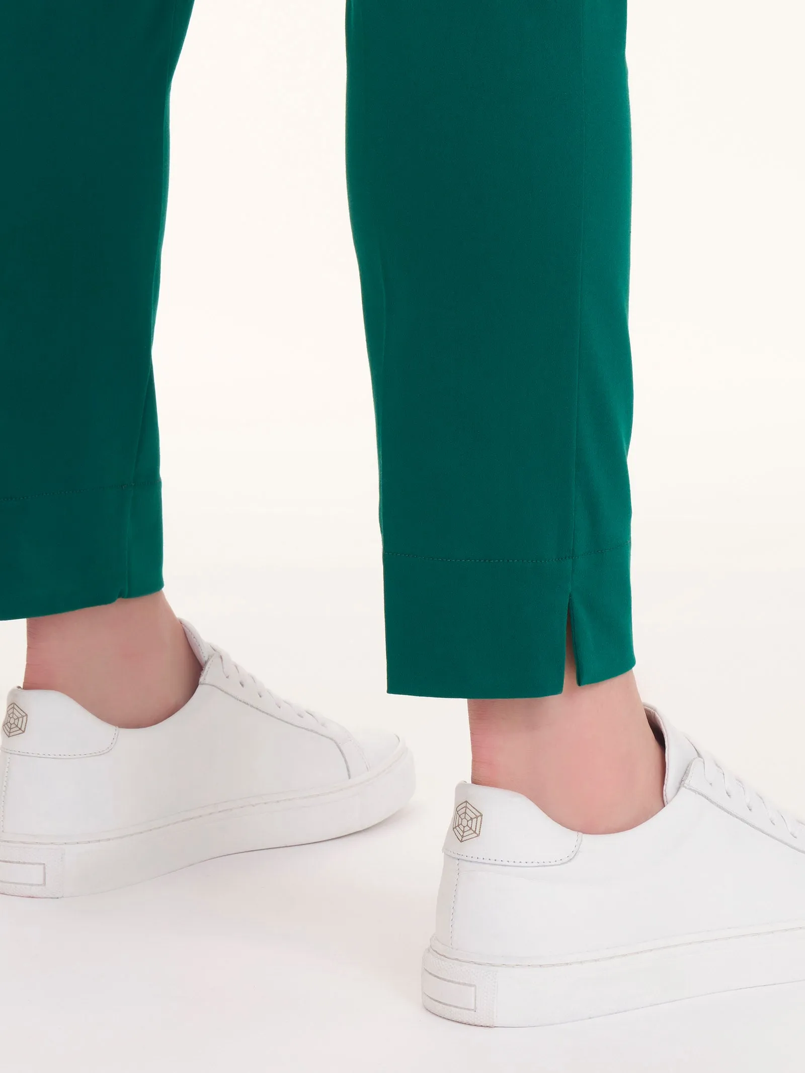 Pantalone a sigaretta in Satin Power - Aventurine