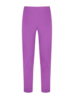 Pantalone a sigaretta in Satin Power - Dewberry