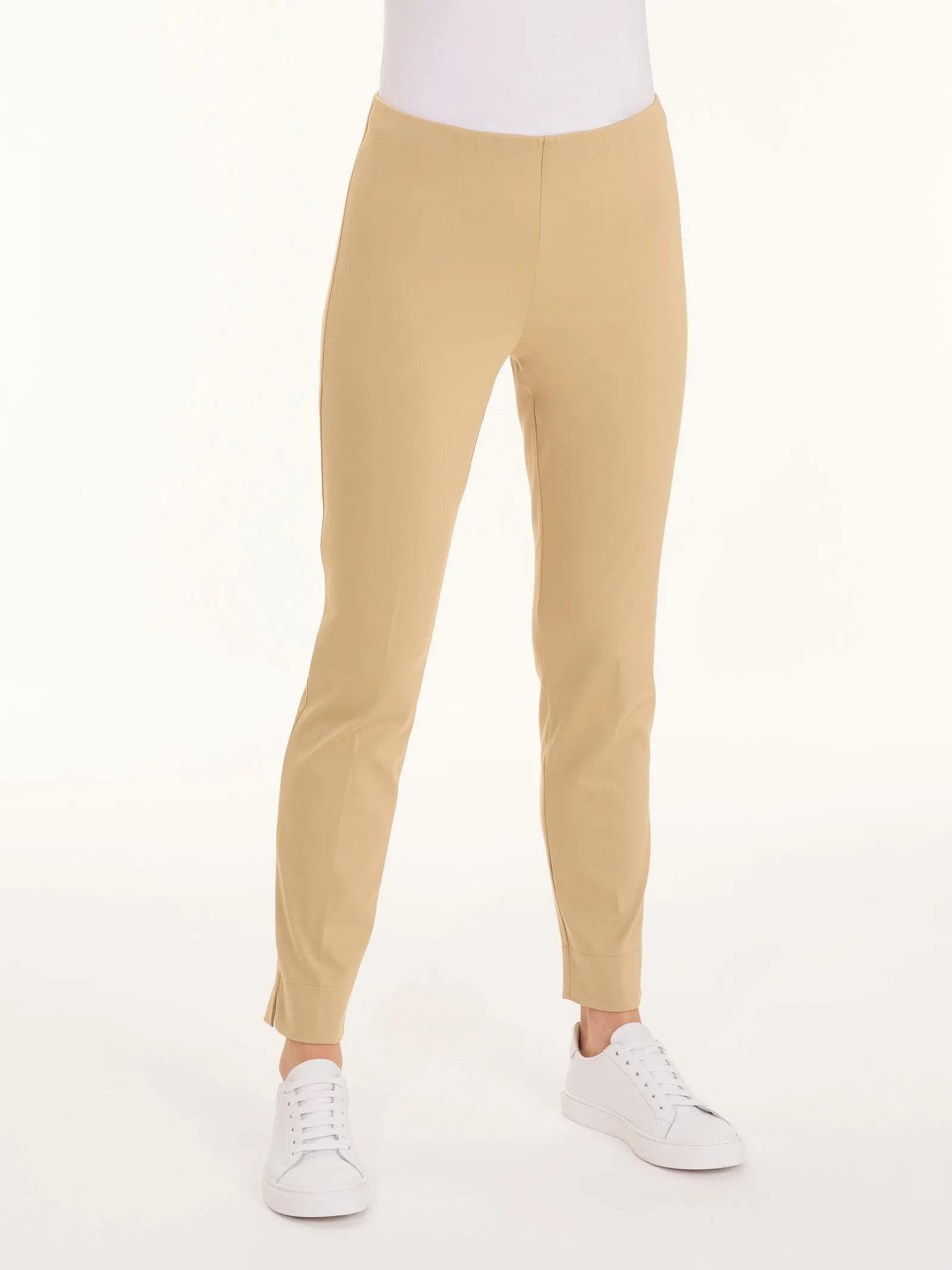 Pantalone a sigaretta in Satin Power - Irish Cream