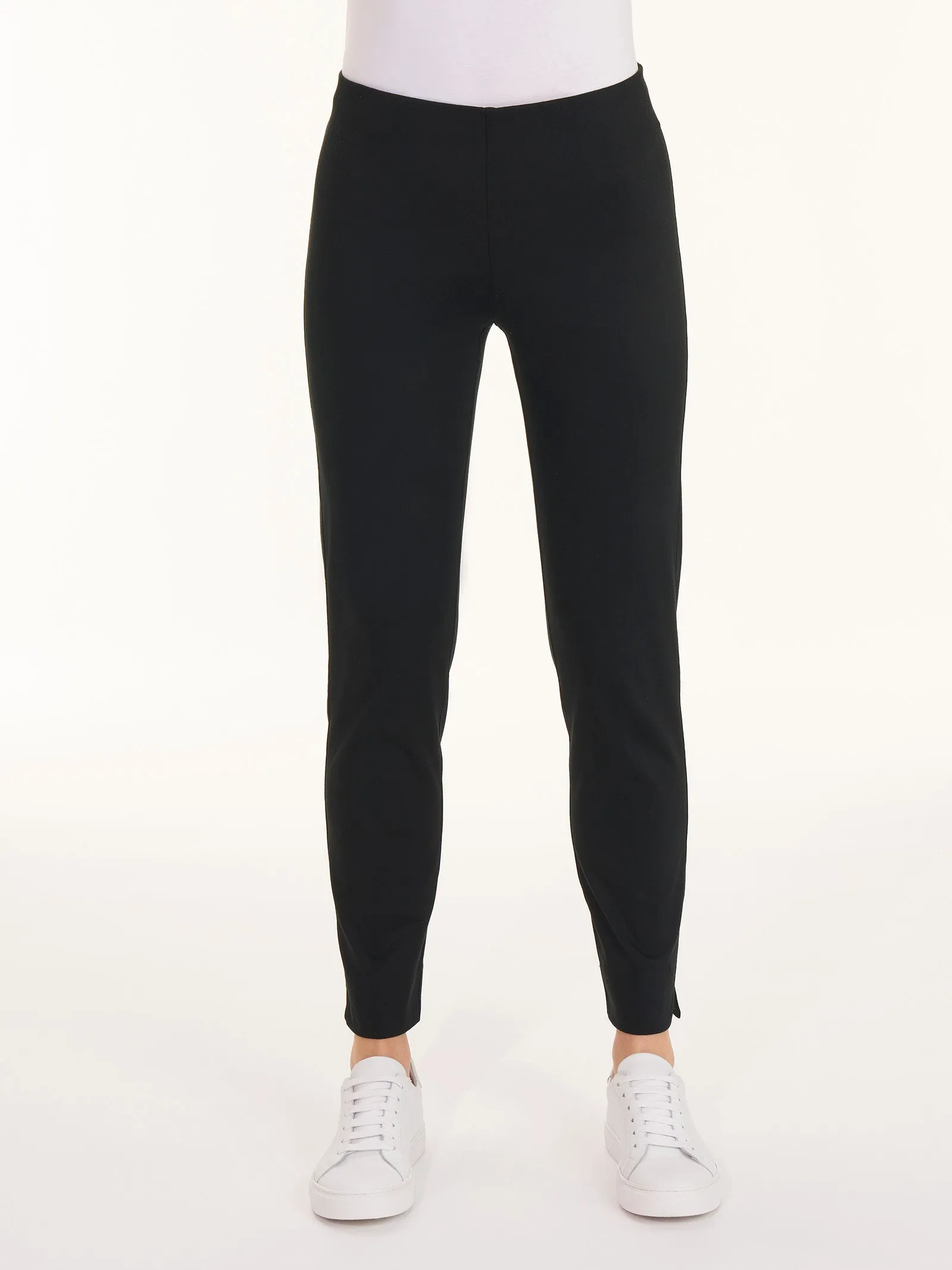 Pantalone a sigaretta in Satin Power - Nero