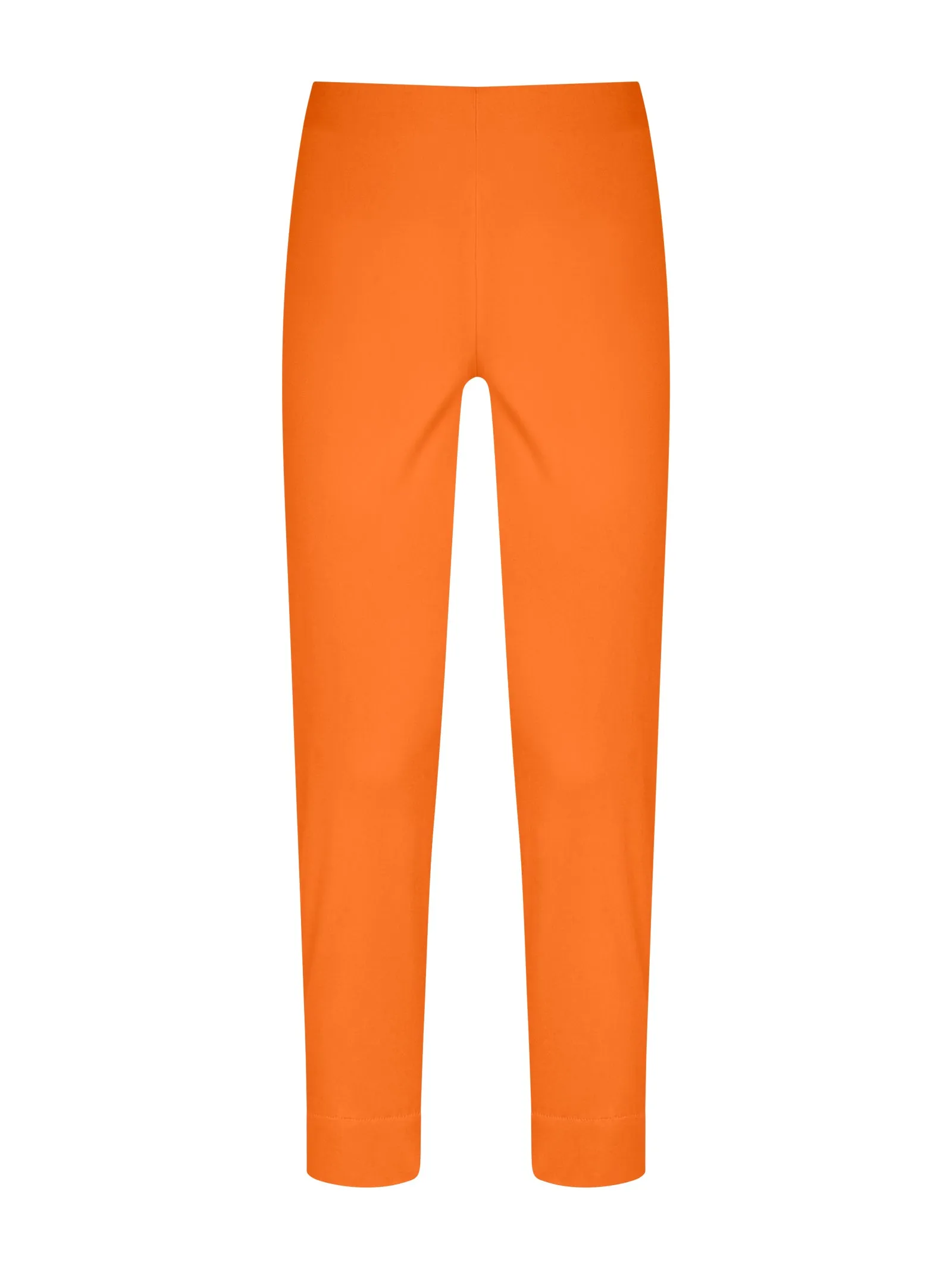 Pantalone a sigaretta in Satin Power - Persimmon Orange