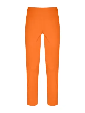 Pantalone a sigaretta in Satin Power - Persimmon Orange