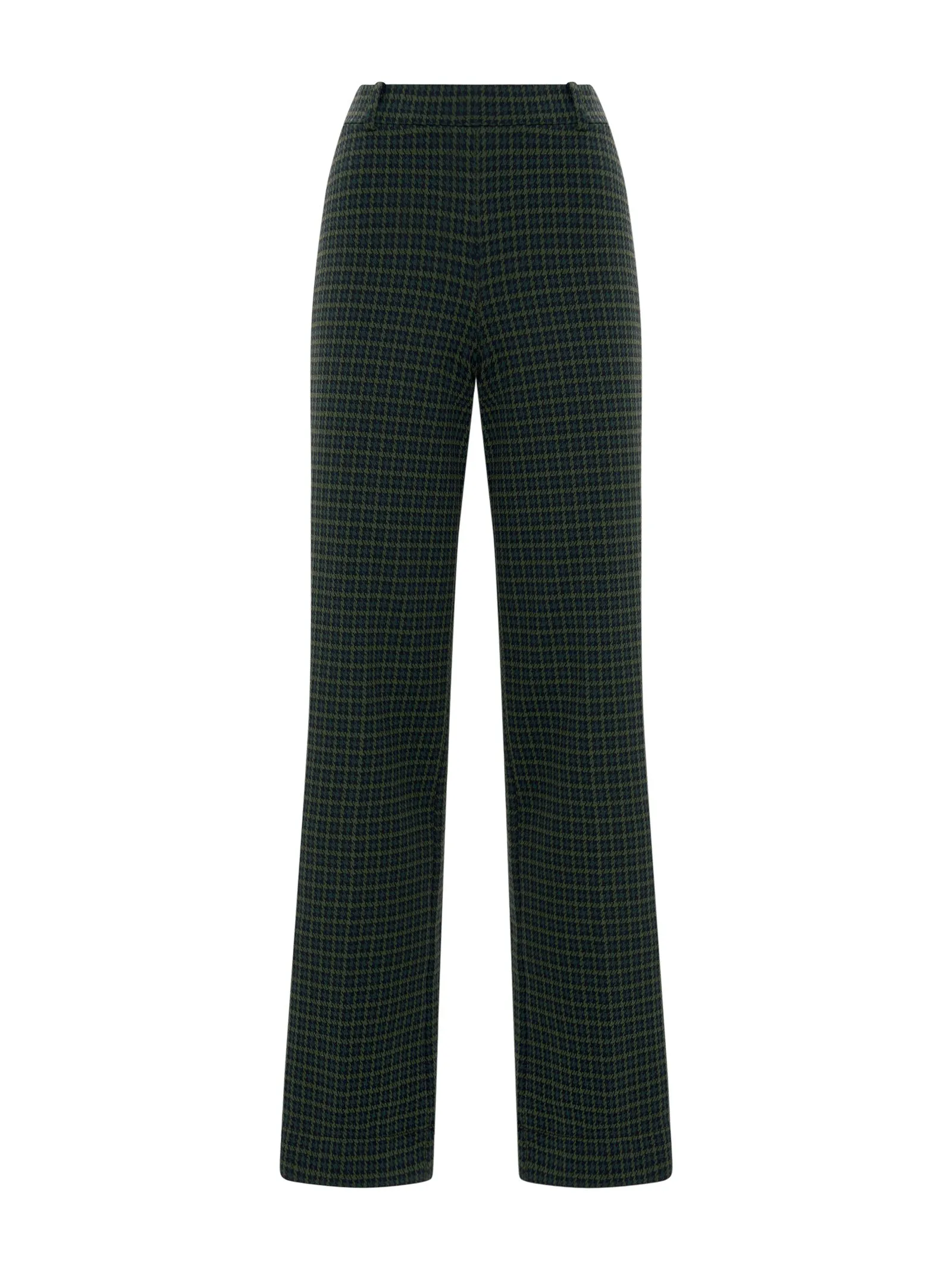 Pantalone ampio in tessuto Eco Jacquard - Fant. Kombu Green