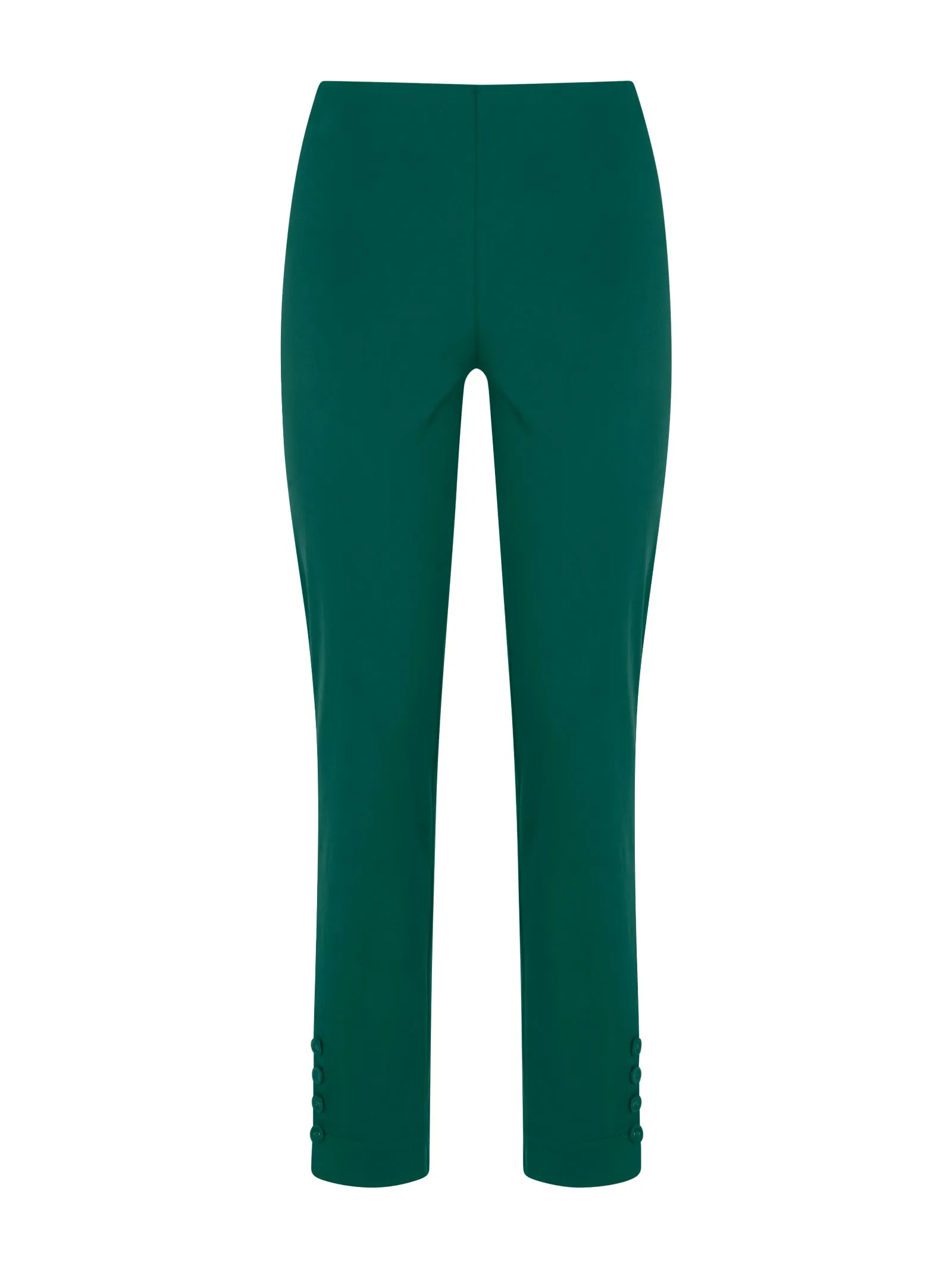 Pantalone Capri in Satin Power - Aventurine