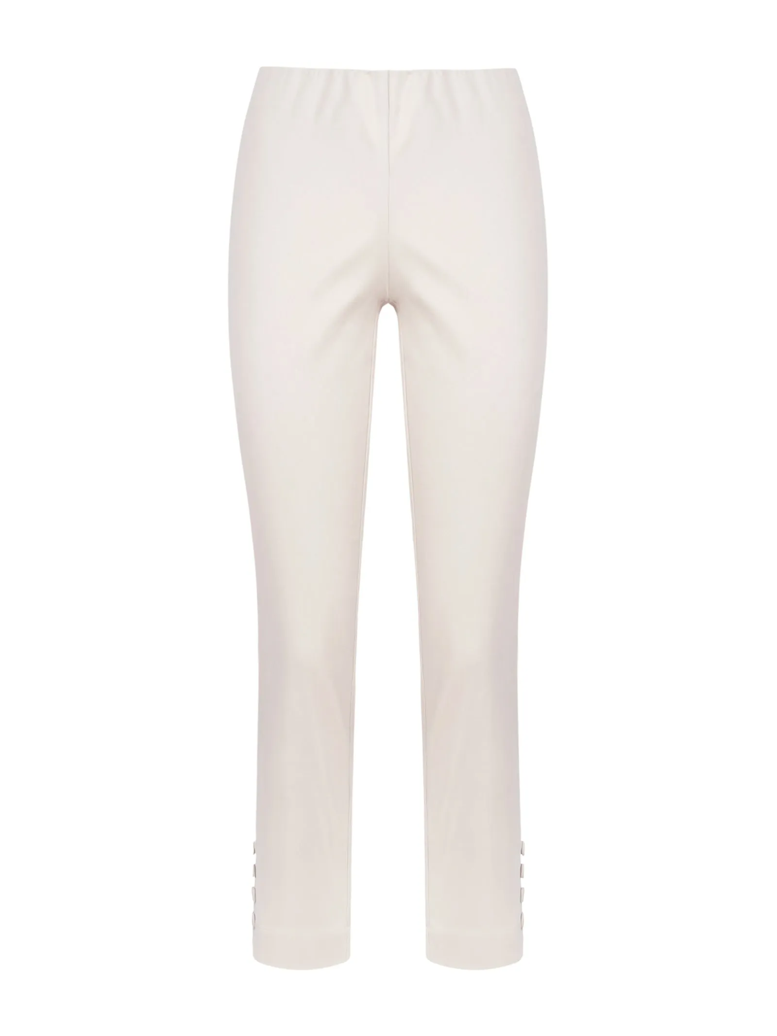 Pantalone Capri in Satin Power - Champignon