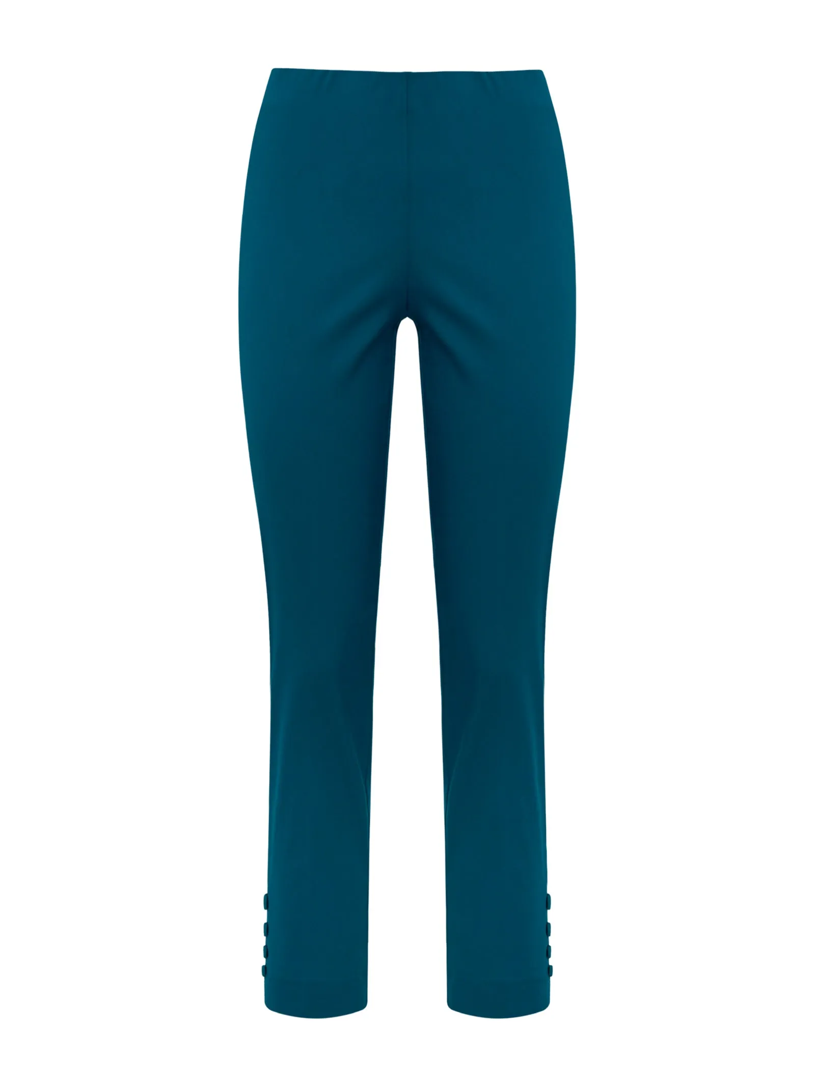 Pantalone Capri in Satin Power - Deep Lake