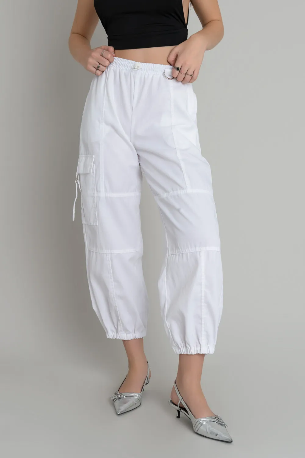 Pantalón jogger cargo con trabilla