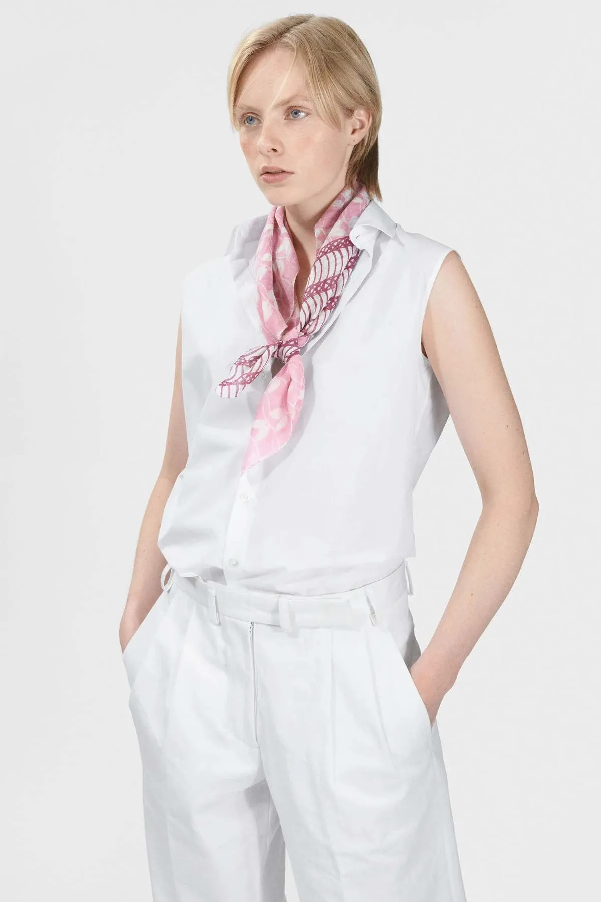 Paris Square Scarf - Mauve