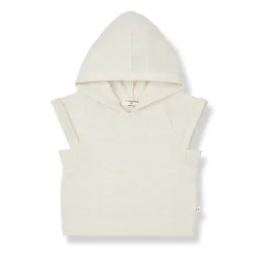 PEPPO HOOD TOP+GINO SHORTS SET-Ivory