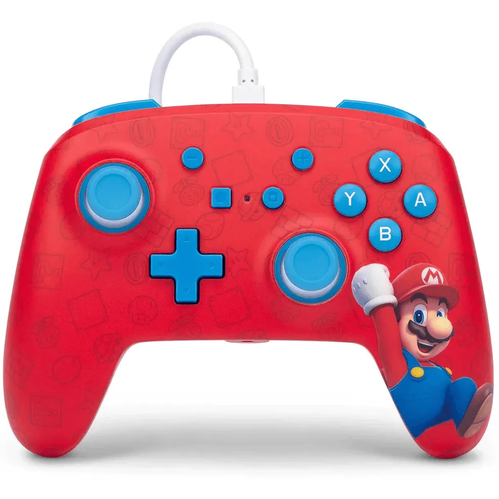 PowerA Enhanced Wired Controller for Nintendo Switch Woo-hoo! Mario