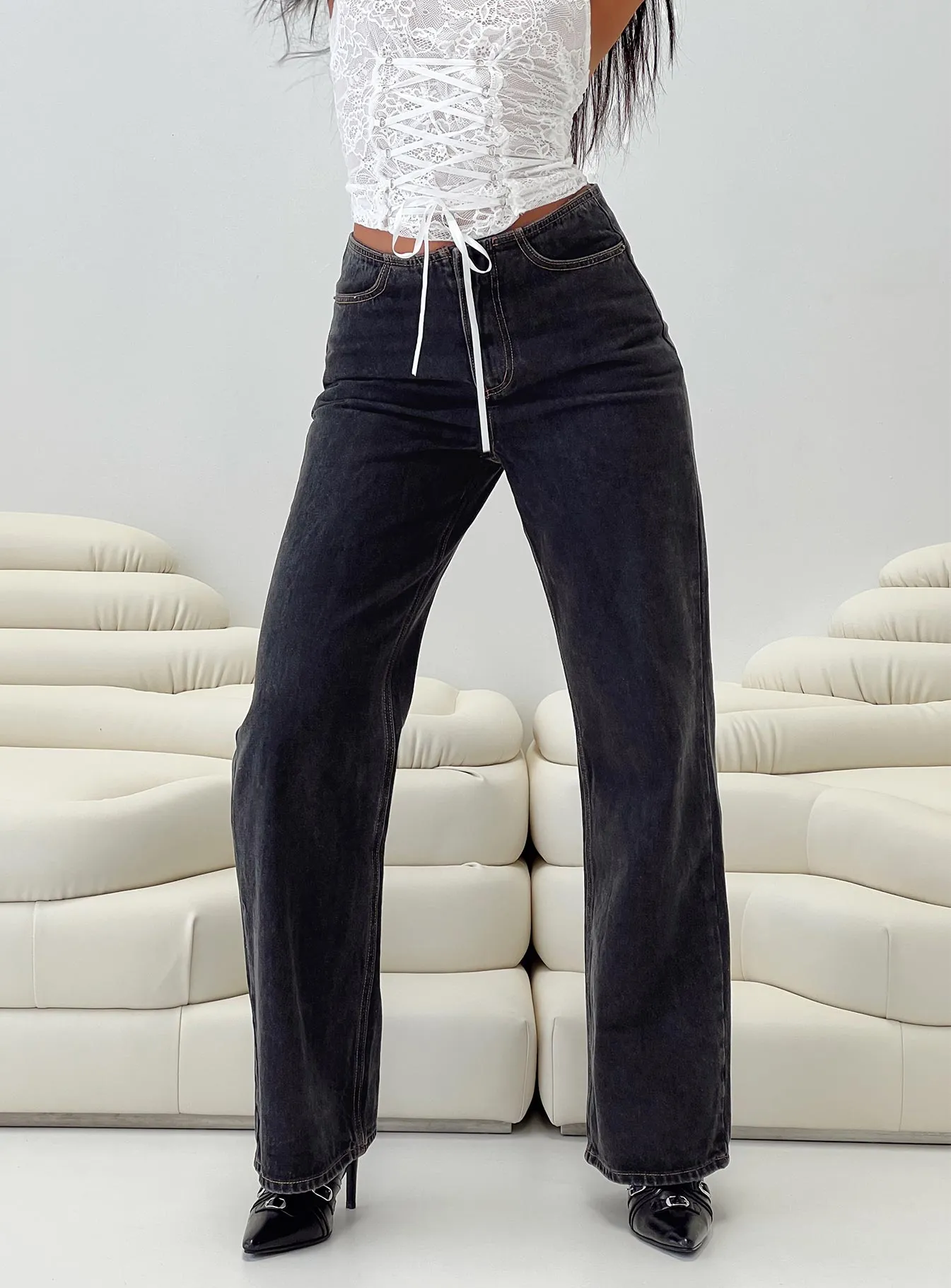 Practical Magic Jeans Charcoal