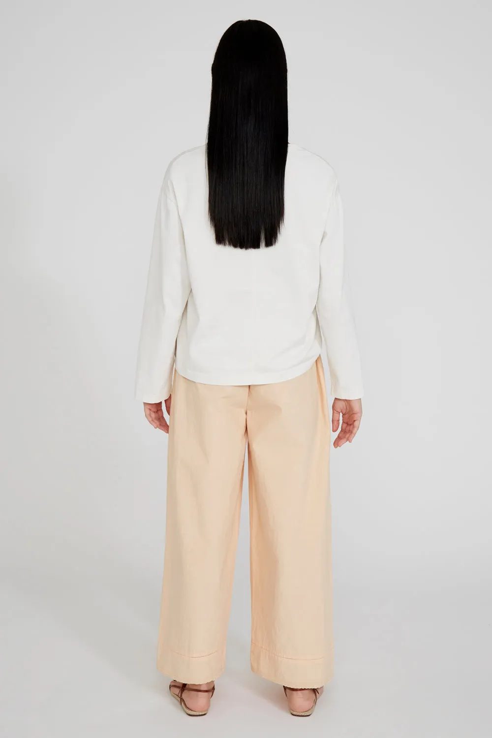 Ramona Poplin Pant Apricot Ice