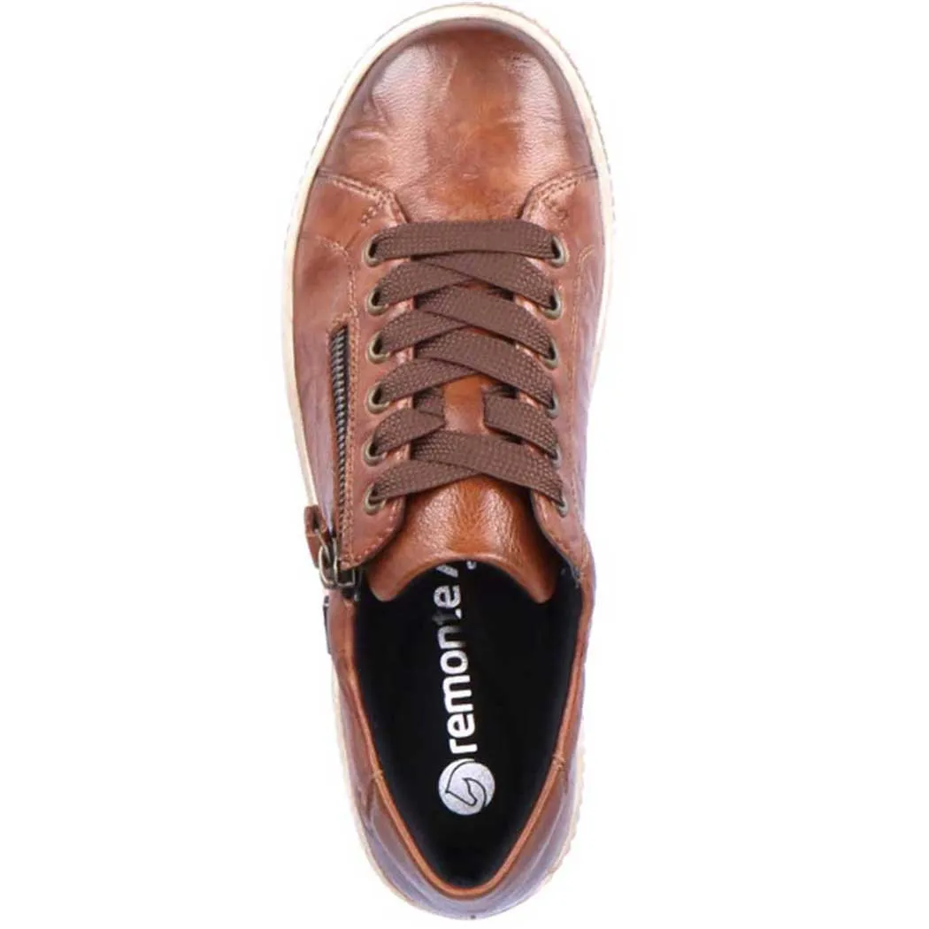 Remonte by Rieker D0700 Lace Up Sneaker Cuoio (Women's)