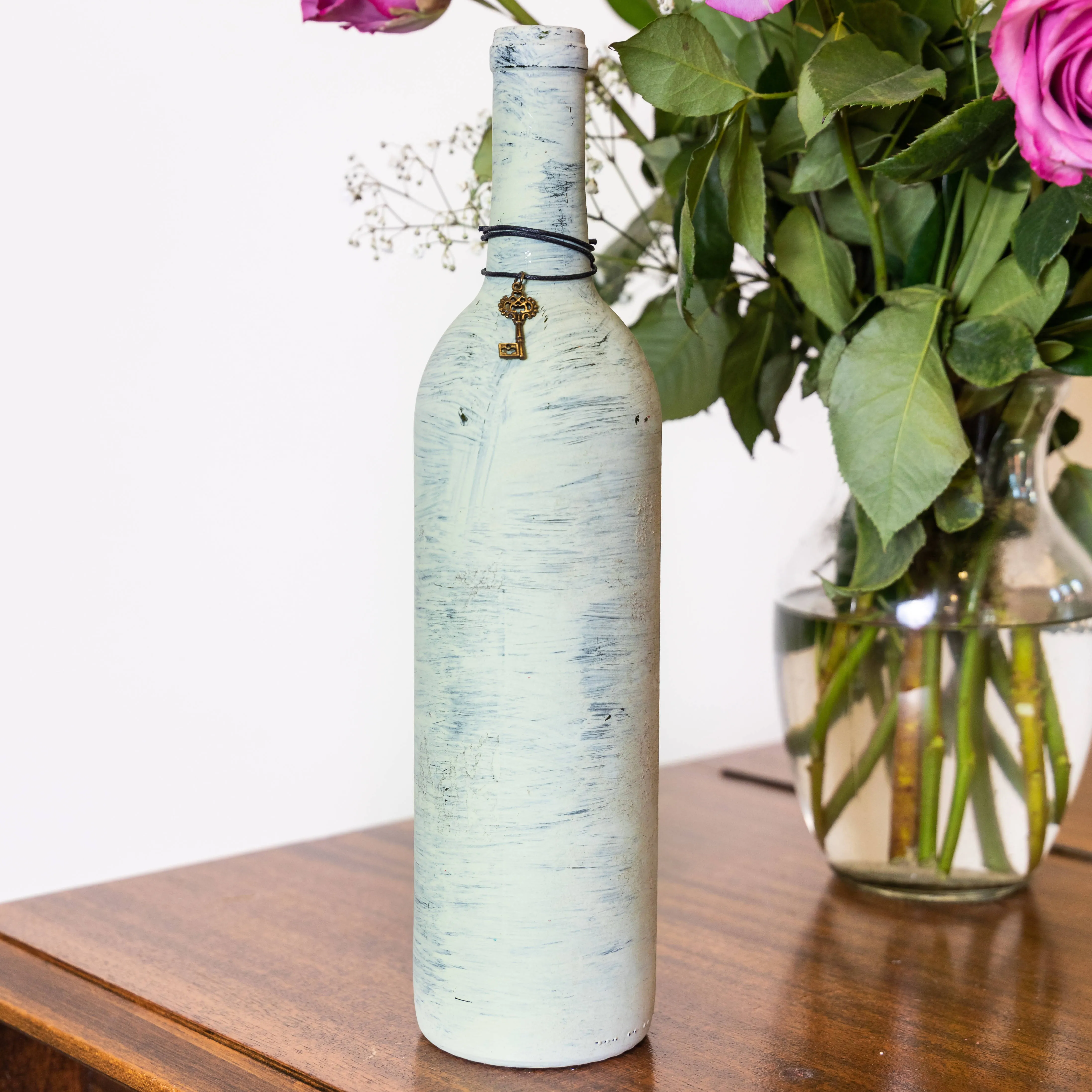 Retro Dame - Grey Bottle Home Decor