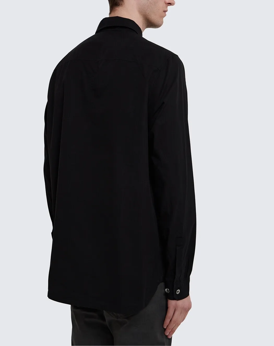 RICK OWENS  |Denim Cotton Designers Shirts