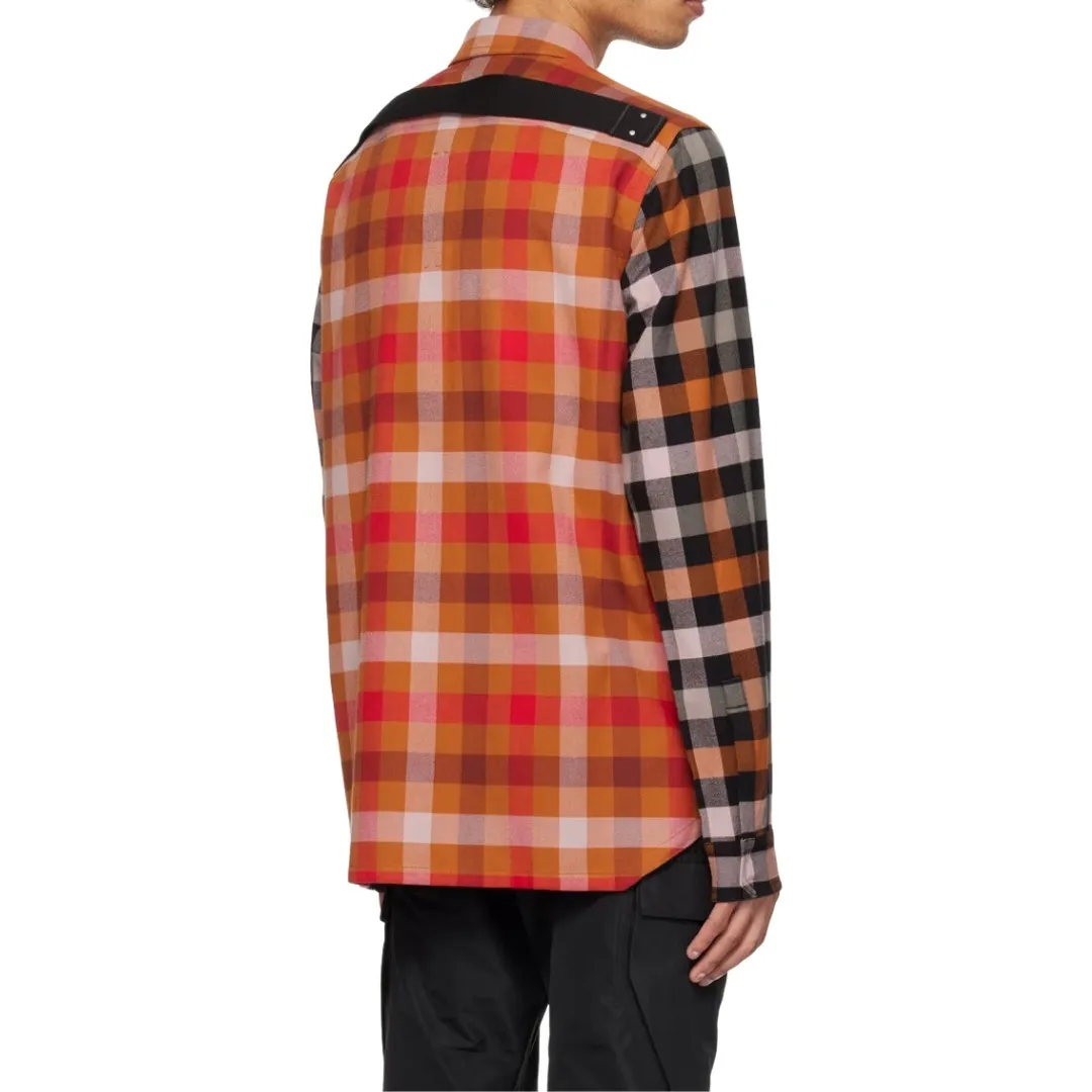 RICK OWENS  |Other Plaid Patterns Long Sleeves Designers Shirts