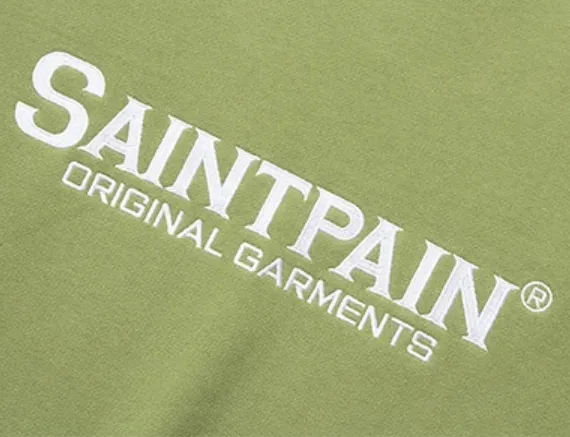 SAINTPAIN  |Unisex Street Style Long Sleeves Logo Sweatshirts