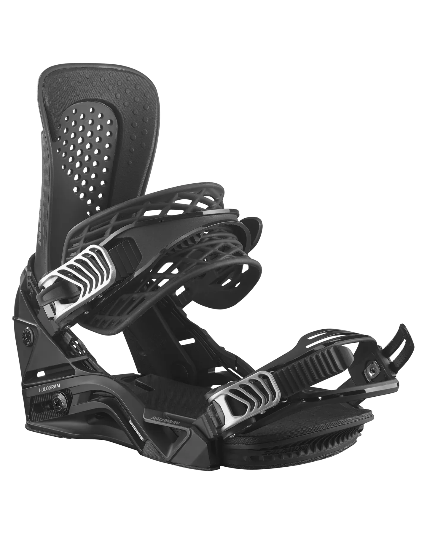 Salomon Hologram Snowboard Bindings - Black - 2024