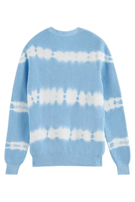 Scotch & Soda  |Crew Neck Pullovers Street Style Tie-dye Bi-color