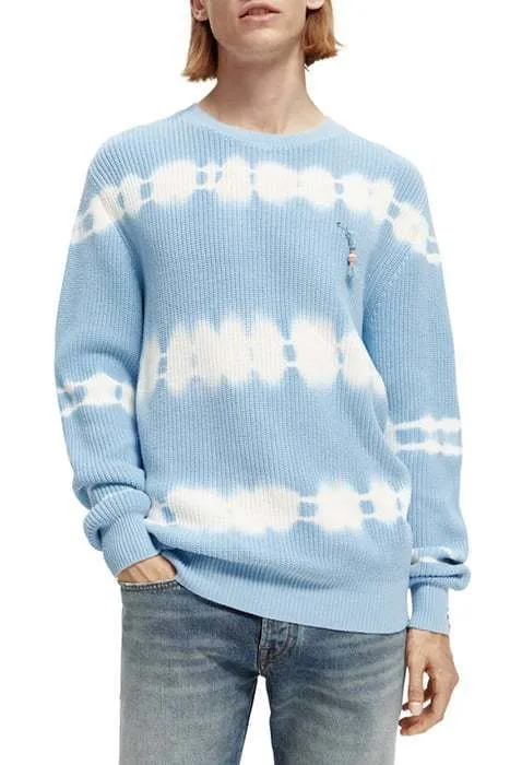 Scotch & Soda  |Crew Neck Pullovers Street Style Tie-dye Bi-color