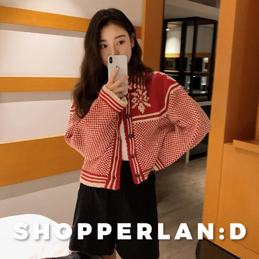 SHOPPERLAND  |Casual Style Long Sleeves Medium Cardigans