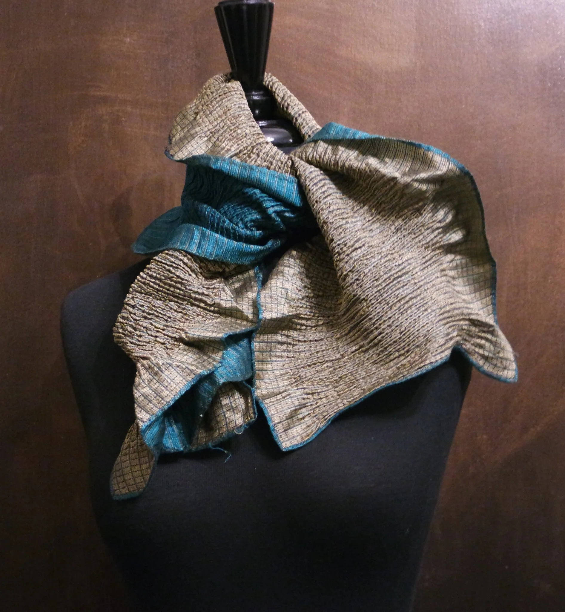 Sieva Silk Ruffled Scarf