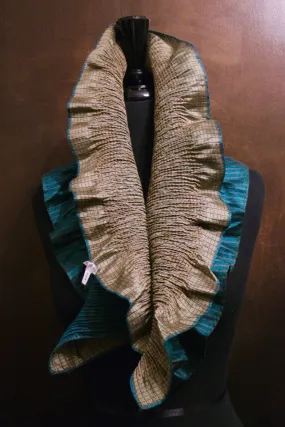 Sieva Silk Ruffled Scarf