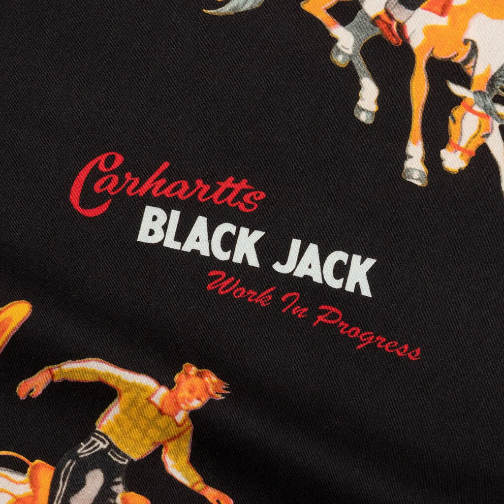 S/S Black Jack Shirt - Black Jack/Black