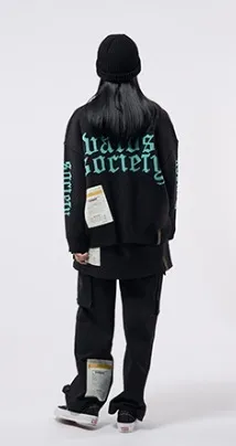 STIGMA  |[ STIGMA ]★OLD LETTER OVERSIZED CARDIGAN