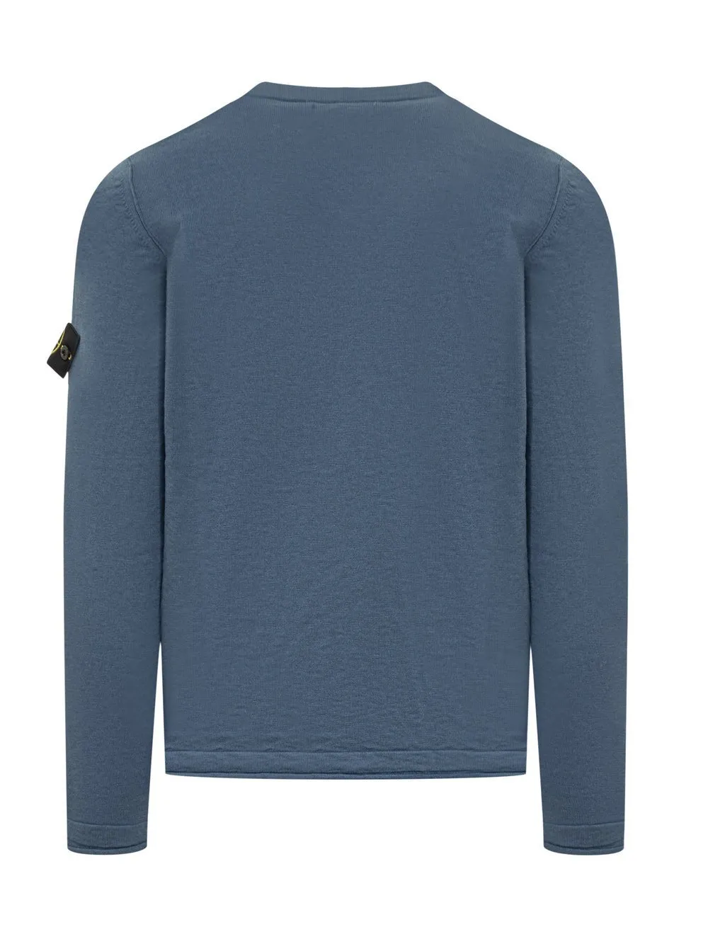 STONE ISLAND  |Crew Neck Long Sleeves Plain Cotton Logo Sweaters