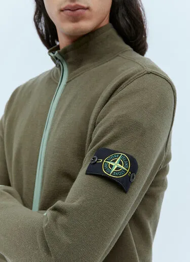 STONE ISLAND  |Wool Street Style Long Sleeves Sweaters