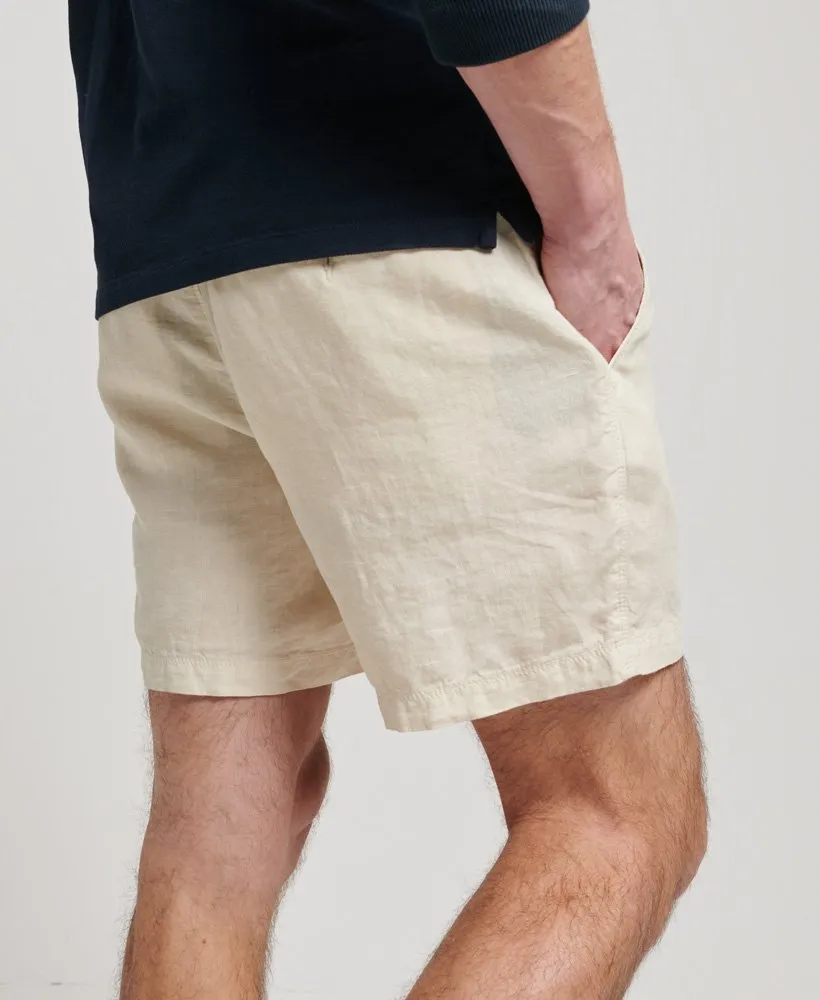 Studios Overdyed Linen Shorts | Birch Beige