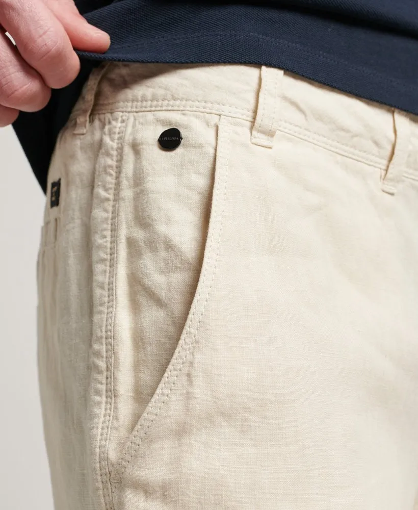 Studios Overdyed Linen Shorts | Birch Beige