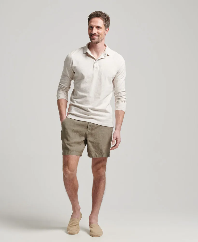 Studios Overdyed Linen Shorts | Washed Khaki